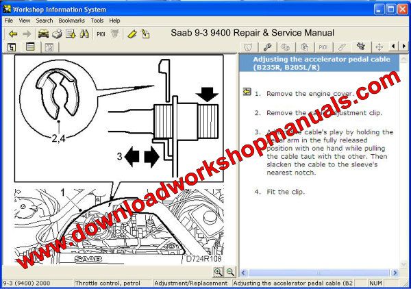 Saab 9-3 9400 Repair & Service Manual